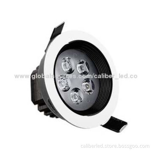 5W/440lm LED Ceiling Spotlight, White and Black Color, with Knife Type Radiator, 220V Input Voltage